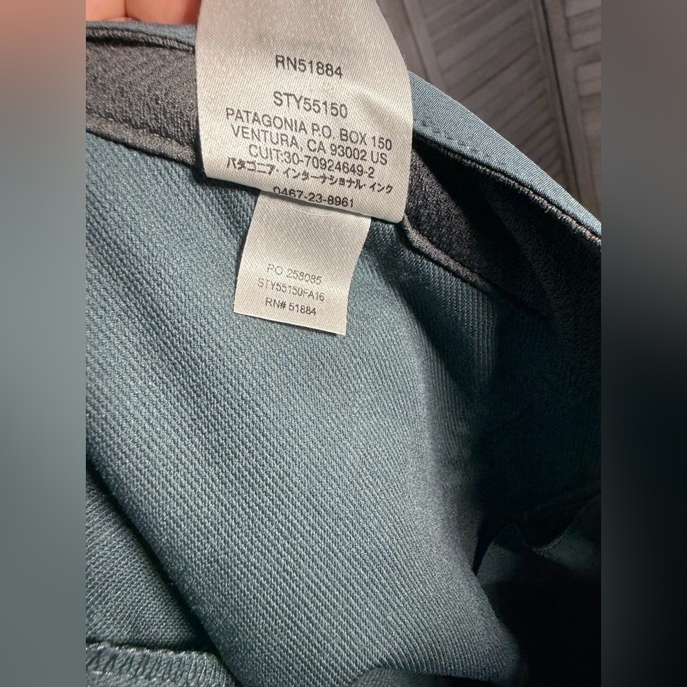 NWOT Patagonia Sidesend Trail Hiking Pants - Sage Green - Size 0 - Picture 4 of 5